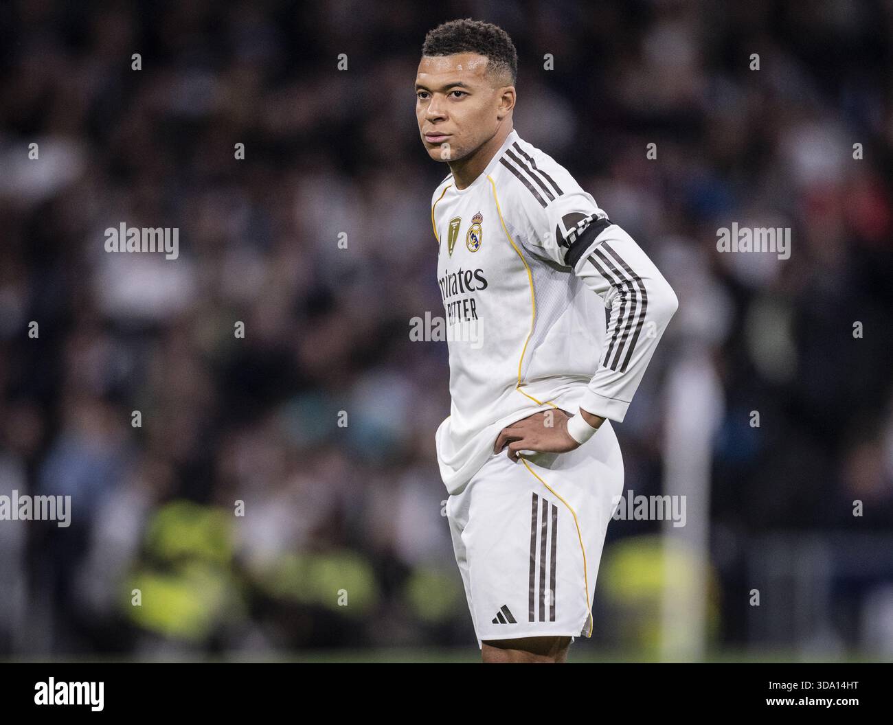 Madrid, Espagne. 07 décembre 2025. MADRID, ESPAGNE - 7 DÉCEMBRE : Kylian Mbappé du Real Madrid pendant le match entre le Real Madrid et le Celta Vigo valable pour la Liga au stade Santiago Bernabeu, à Madrid, aujourd'hui 7 décembre 2025. Photo : Ricardo Nogueira/Sports Press photo Credit : SPP Sport Press photo. /Alamy Live News Banque D'Images