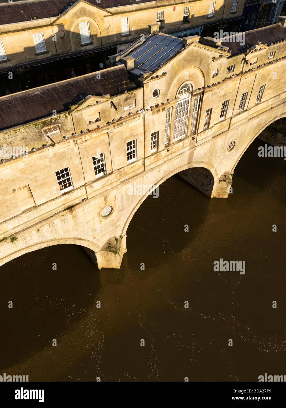 Pont Pulteney sur la rivière Avon. Bath, Royaume-Uni. Banque D'Images