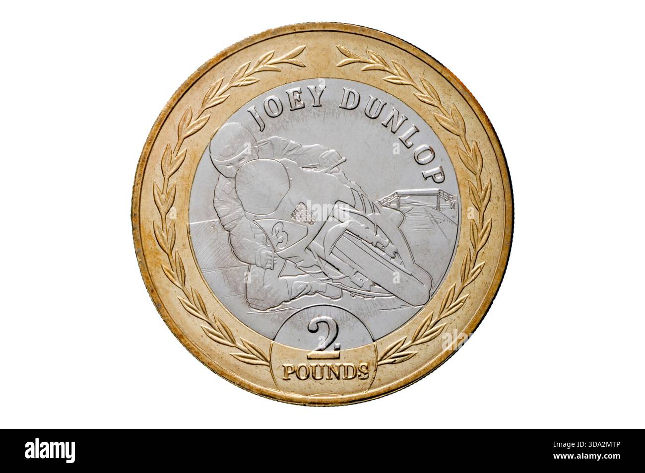 Île de Man 2025 pièce de 2 £ du roi Charles III Banque D'Images