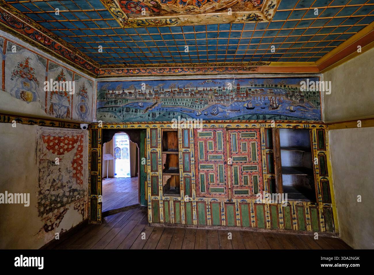 Grèce, Macédoine, Siatista, Malioga Mansion du XVIIIe siècle Banque D'Images
