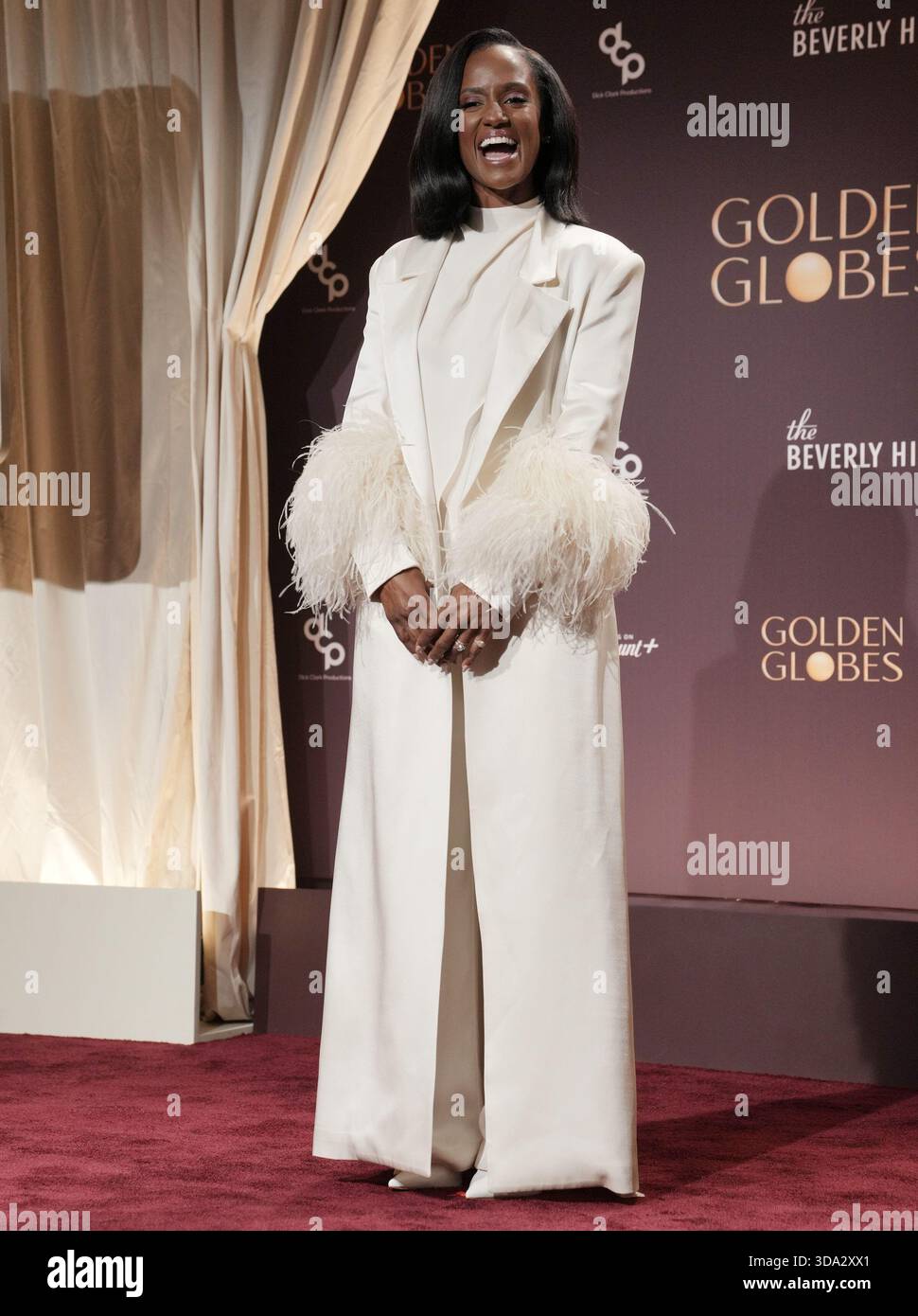 Skye P. Marshall à la 83e annonce annuelle des nominations aux Golden Globes au Beverly Hilton de Beverly Hills, CA, le lundi 8 décembre 2025. (Photo de Sthanlee B. Mirador/Sipa USA) Banque D'Images