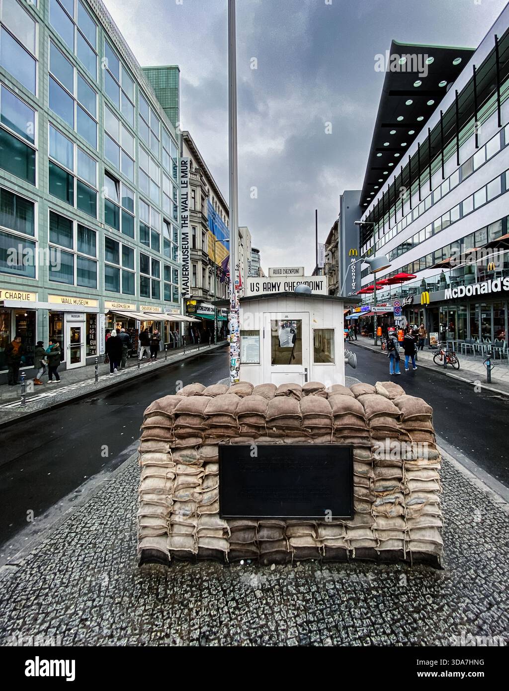 Checkpoint Charlie - Image de stock capturée avec un smartphone