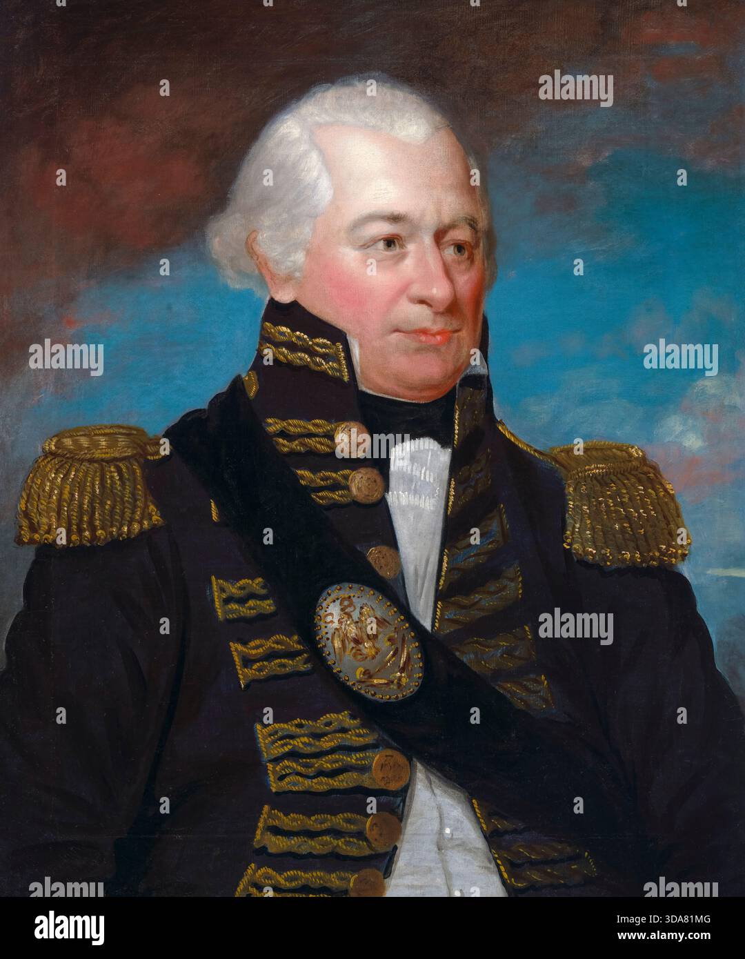 James Wilkinson (1757-1825), officier de l'armée américaine et homme politique, portrait peint à l'huile sur toile, vers 1820 Banque D'Images