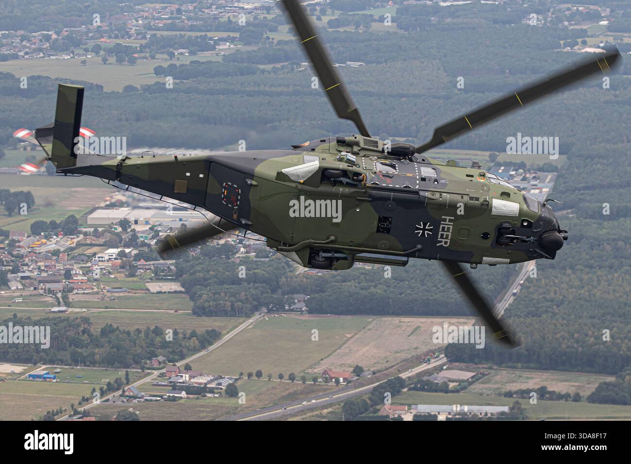 Luftwaffe Panavia Tornado IDS, immatriculation 43-50, série 135/GS024/4050, photographiée en vol lors du Sanicole Air Show 2019 en Belgique. Banque D'Images