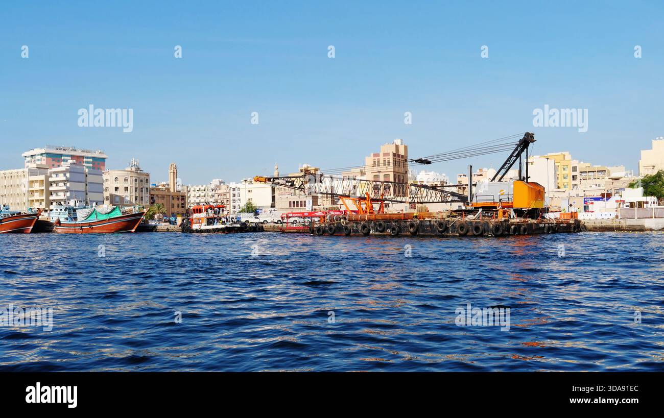 Dubai Creek, Dubaï, Émirat de Dubaï, Émirats arabes Unis Banque D'Images