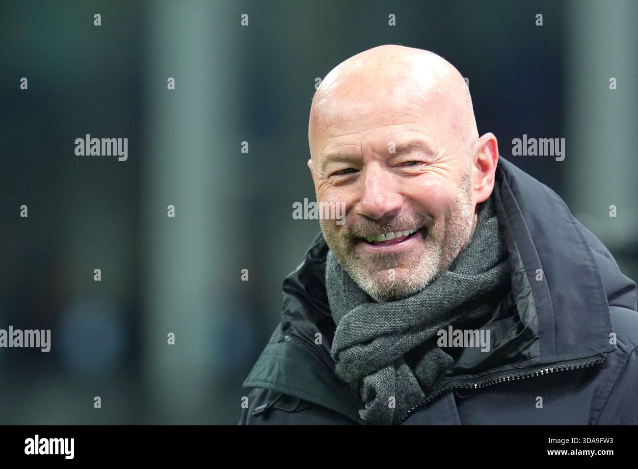 Milan, Italie. 09th Dec, 2025. Alan Shearer avant le match de football de l'UEFA Champions League entre l'Inter et Liverpool au stade San Siro de Milan, dans le nord de l'Italie - mardi 09 décembre 2025. Sport - Soccer . (Photo de Spada/LaPresse) crédit : LaPresse/Alamy Live News Banque D'Images