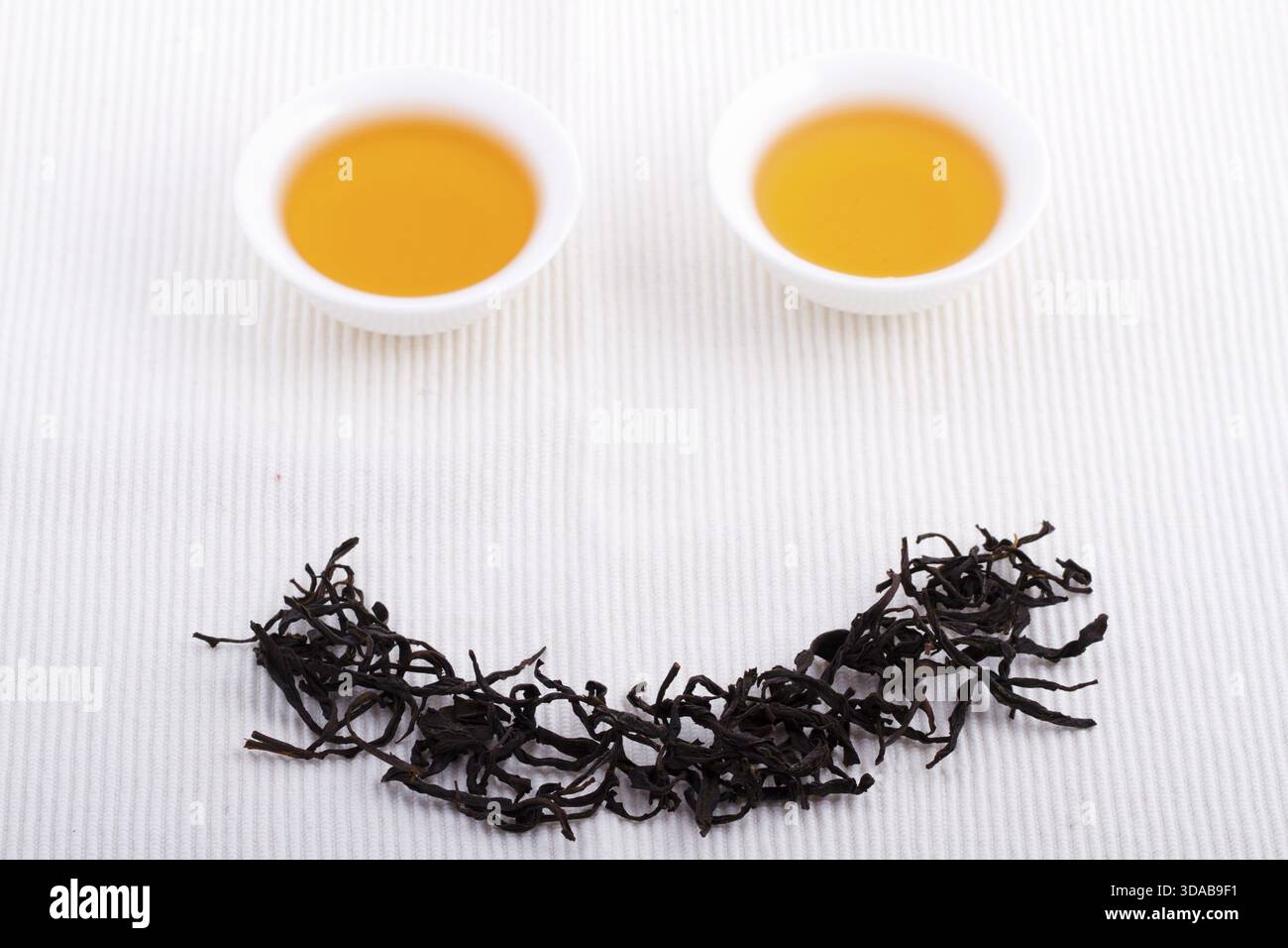 Portrait de visage souriant de thé Banque D'Images