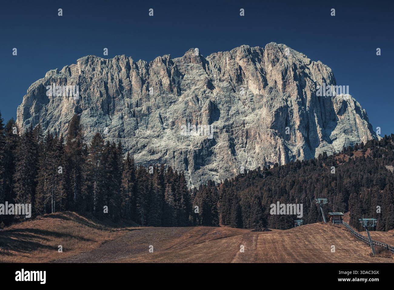 En haute montagne Dolomites Italie à l'automne Banque D'Images