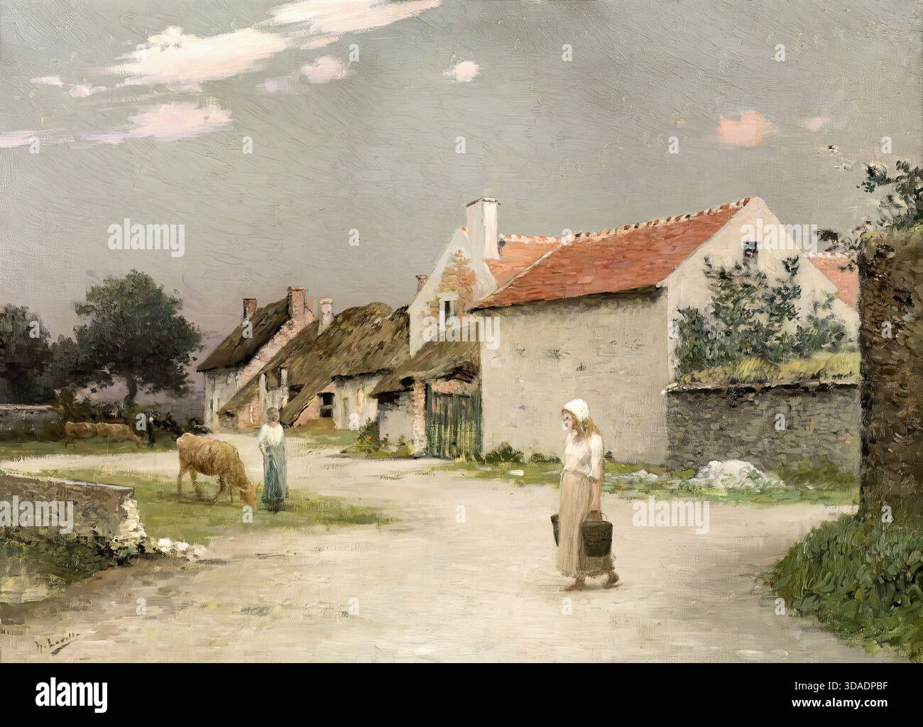 Henry Lerolle - à 4.AM Banque D'Images