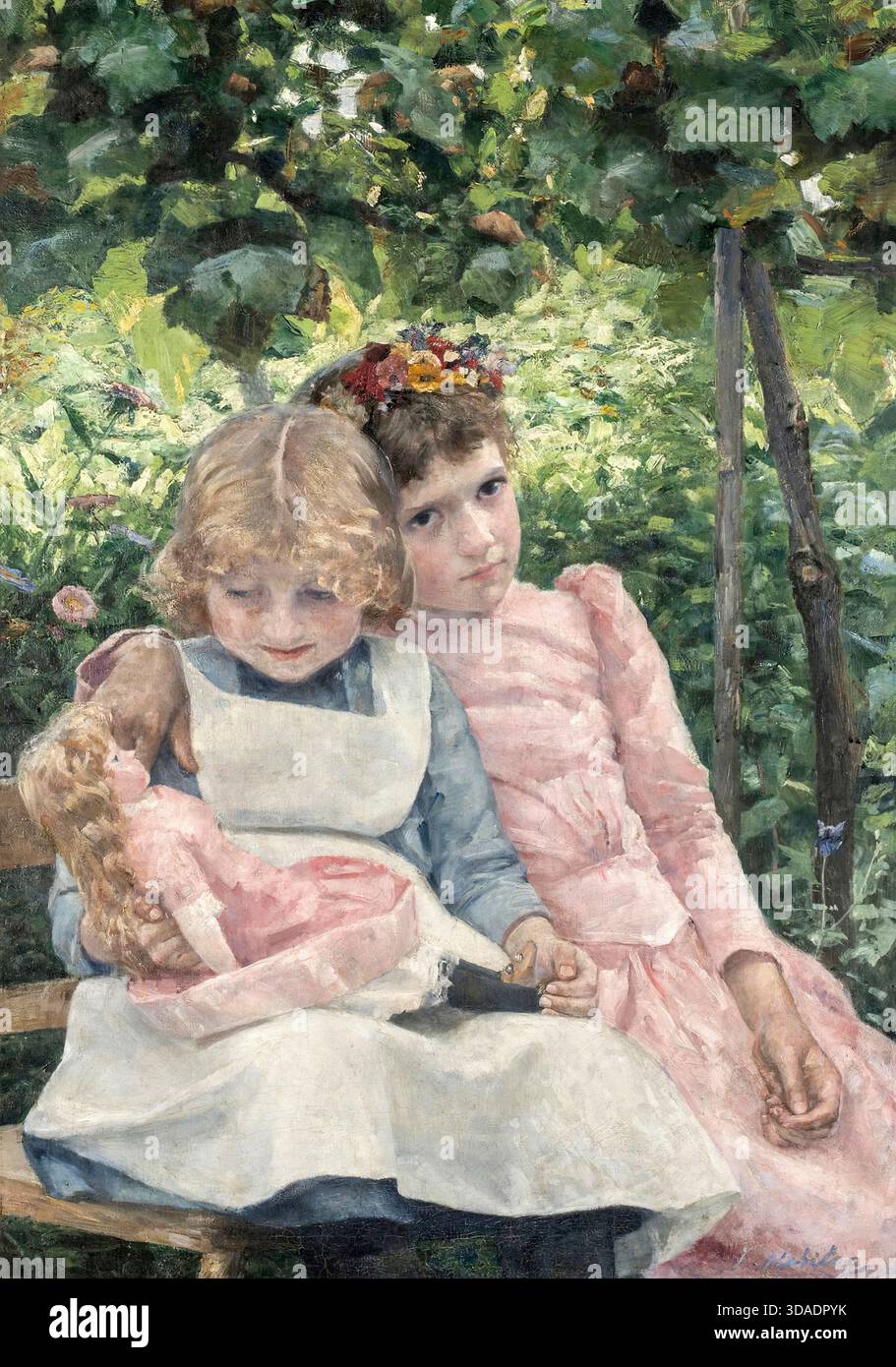 Ivana Kobilca - à l'ombre Banque D'Images