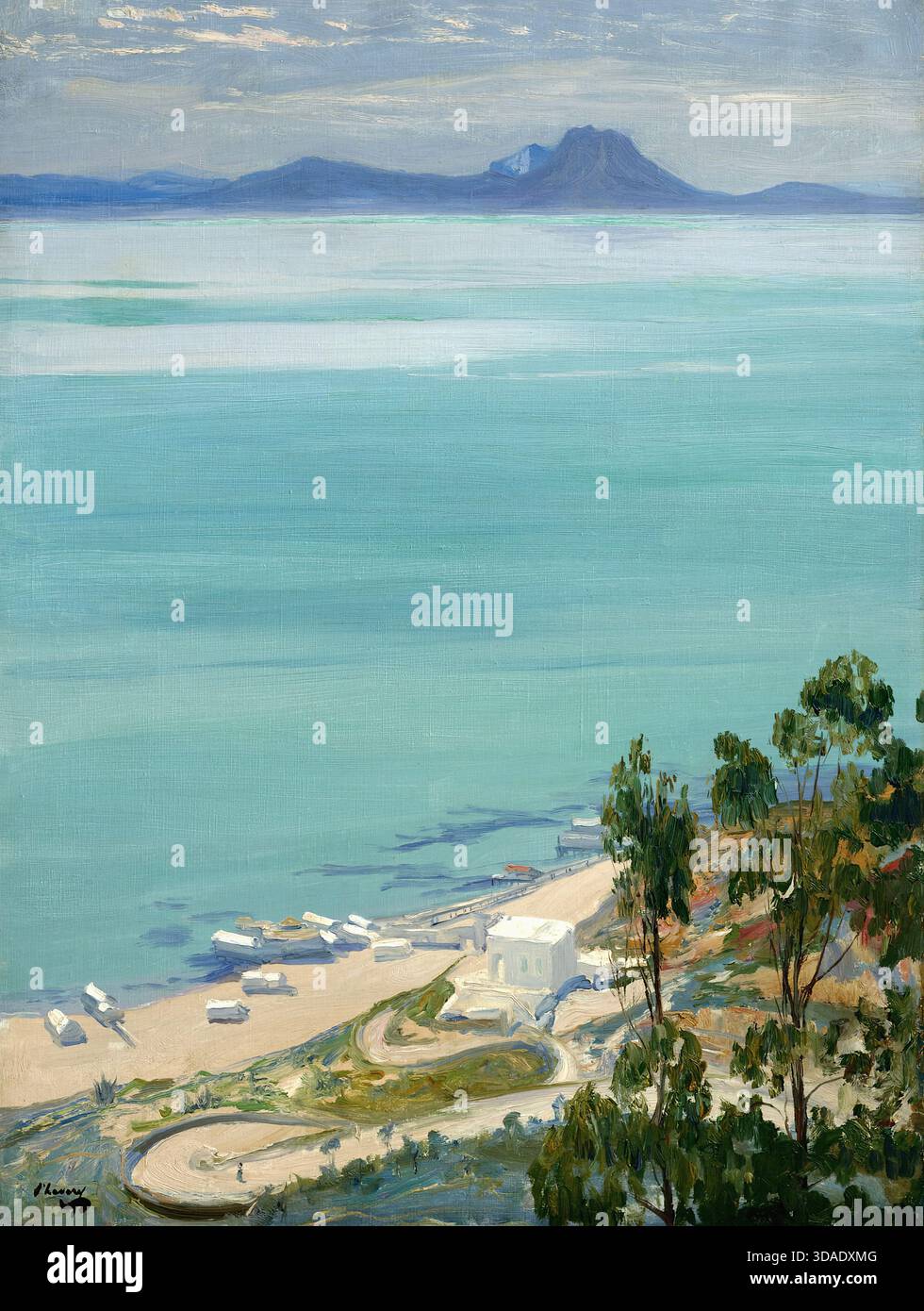 Sir John Lavery - Baie de Tunis Banque D'Images