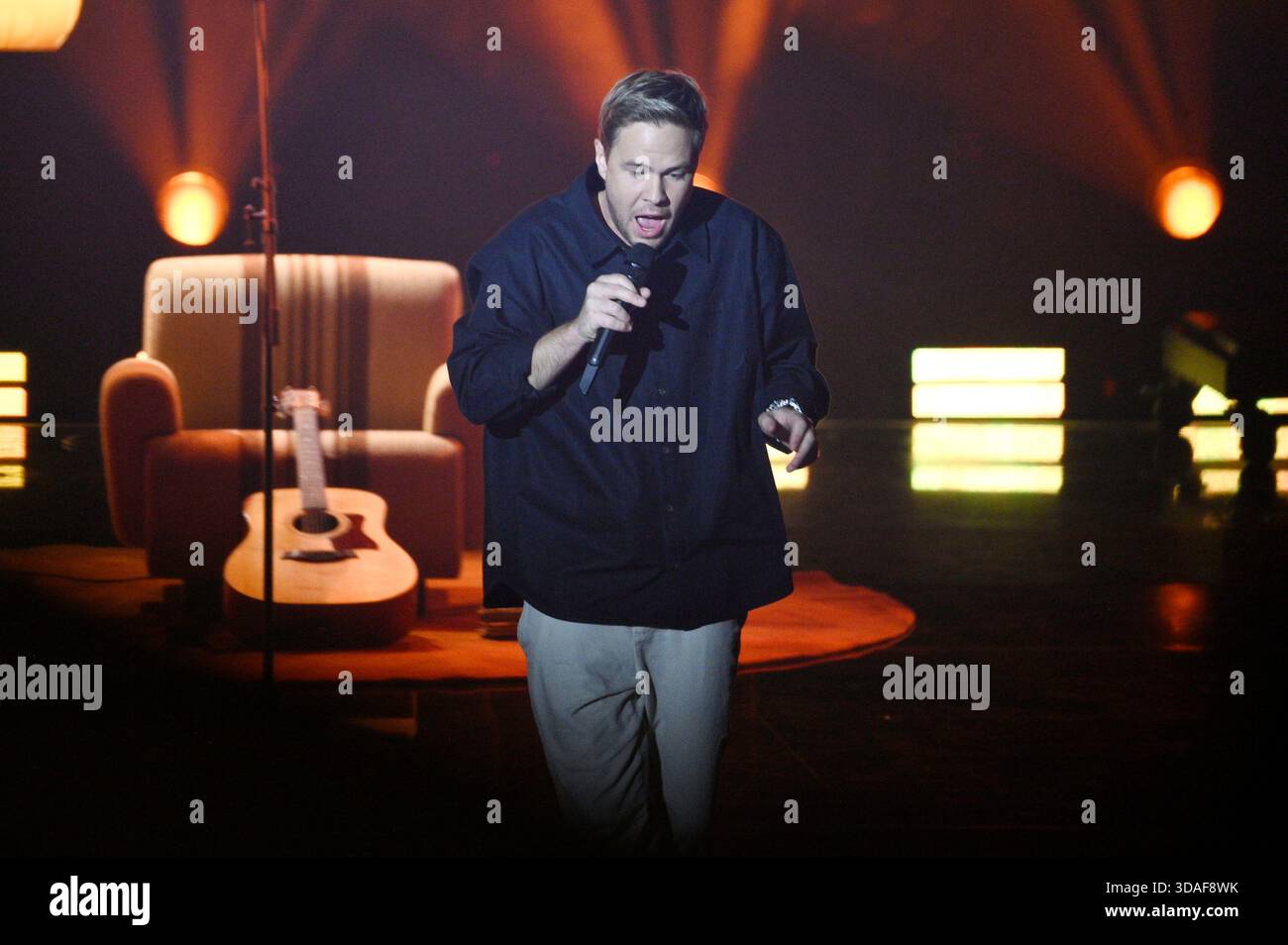 Oimara lors de l'enregistrement de l'émission de divertissement SWR 'The Beatrice Egli Show' au Studio G à Berlin-Adlershof. Berlin, le 27 septembre 2025 Banque D'Images