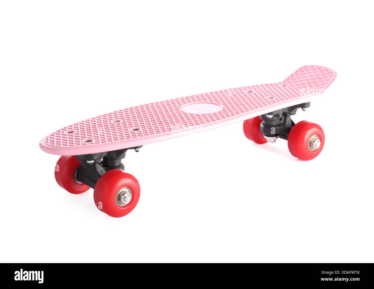 Un panneau de penny de couleur isolé sur blanc Banque D'Images