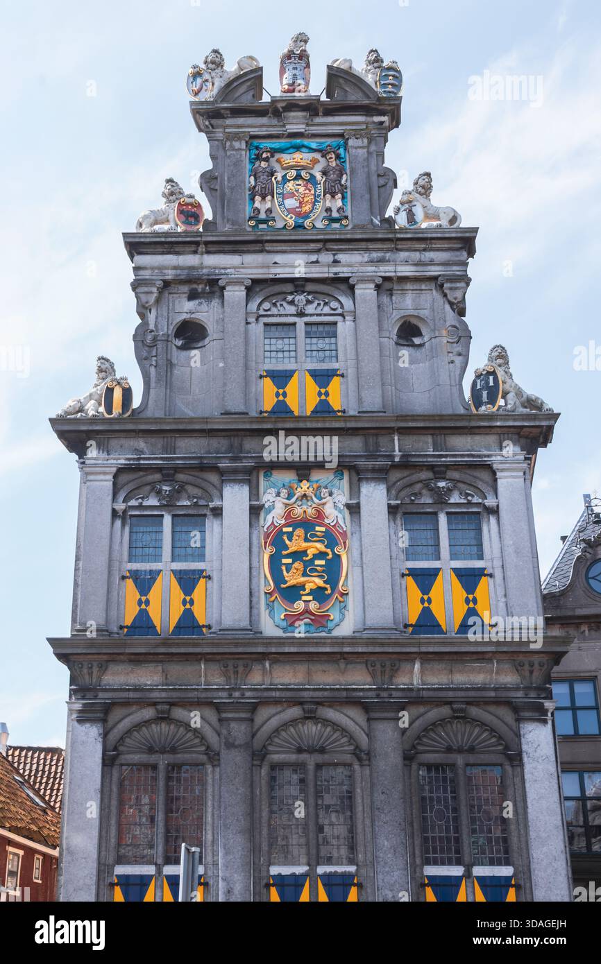 Musée historique de West Fries et ancienne demeure des dirigeants de la ville commerçante de Hoorn aux pays-Bas Banque D'Images