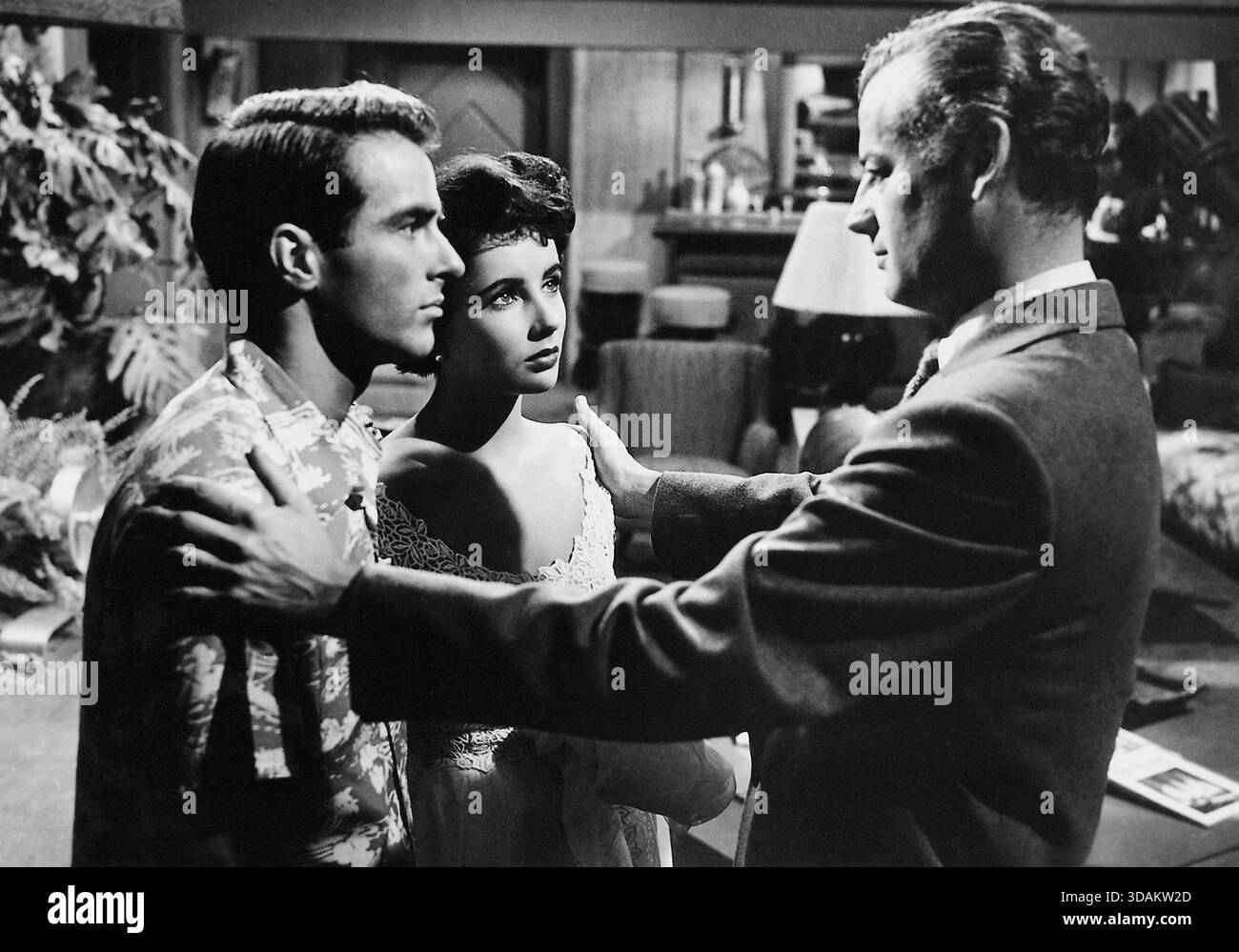 Montgomery Clift (à gauche) et Elizabeth Taylor dans 'A place in the Sun', titre original : 'a place in the Sun', réalisé par George Stevens, USA 1951. [traduction automatique] Banque D'Images