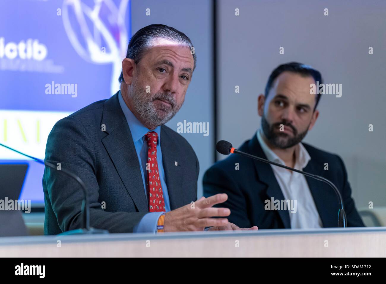 Alejandro Sáenz de San Pedro, Ministre des affaires, du travail indépendant et de l'énergie, Gouvernement des îles Baléares, gestion de la biodiversité dans le Bal Banque D'Images