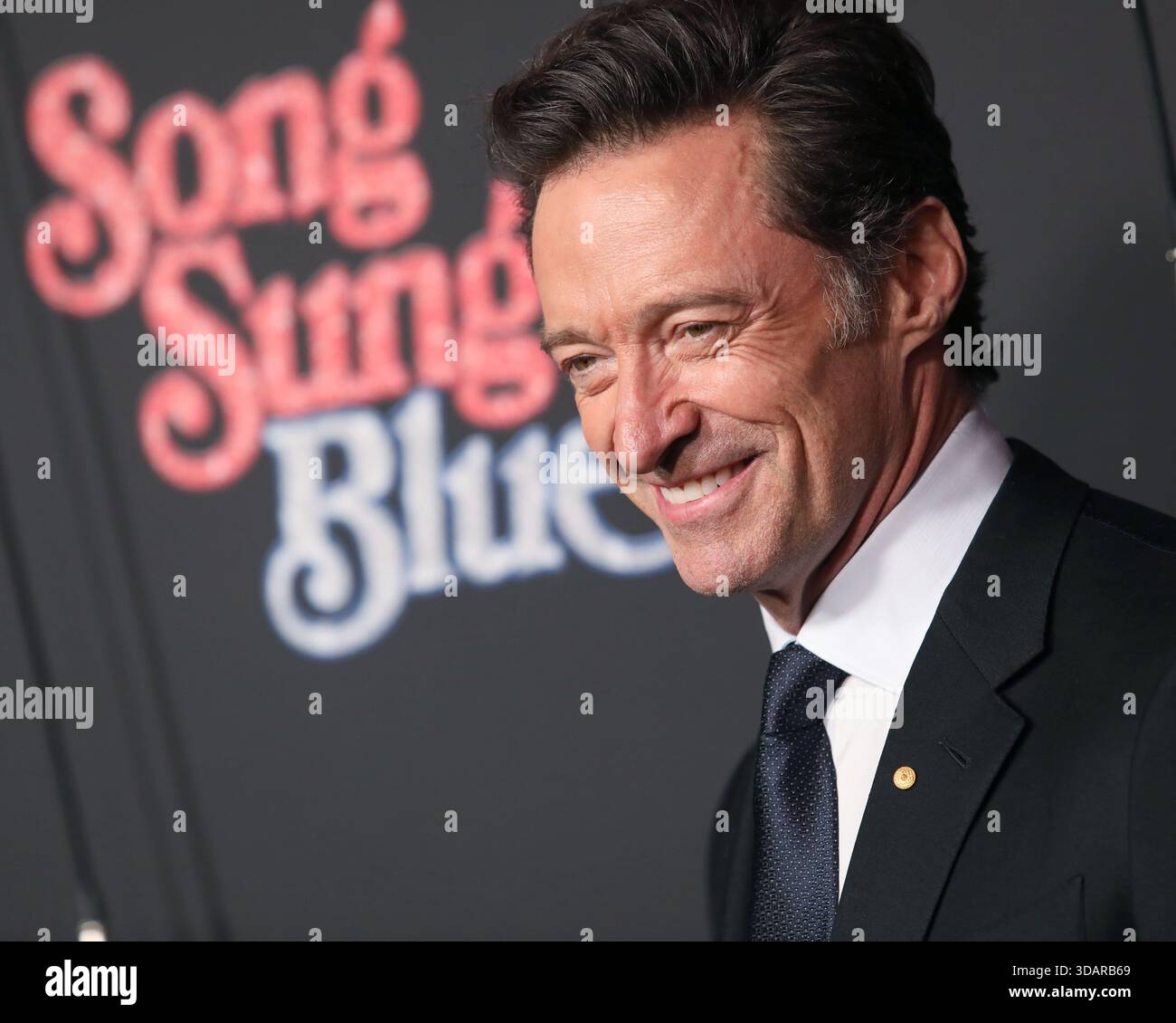 New York, New York, États-Unis. 11e Déc. 2025. Hugh Jackman assiste à la première de « Song Sung Blue » à l’AMC Lincoln Square à New York. Crédit : Greg Allen/Alamy Live News. Banque D'Images