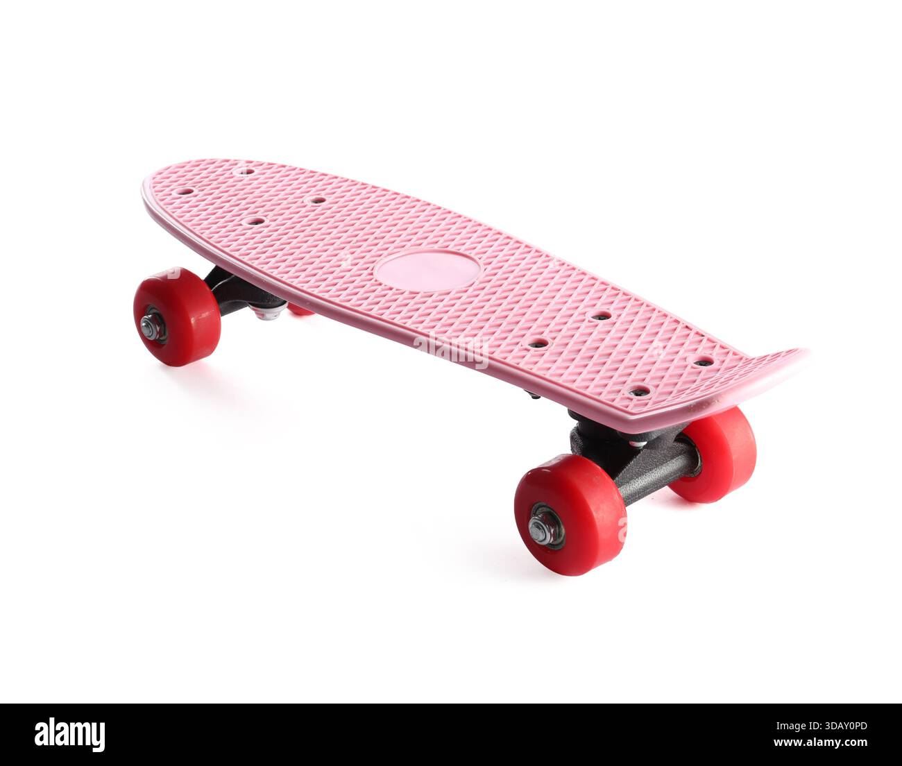 Un panneau de penny de couleur isolé sur blanc Banque D'Images