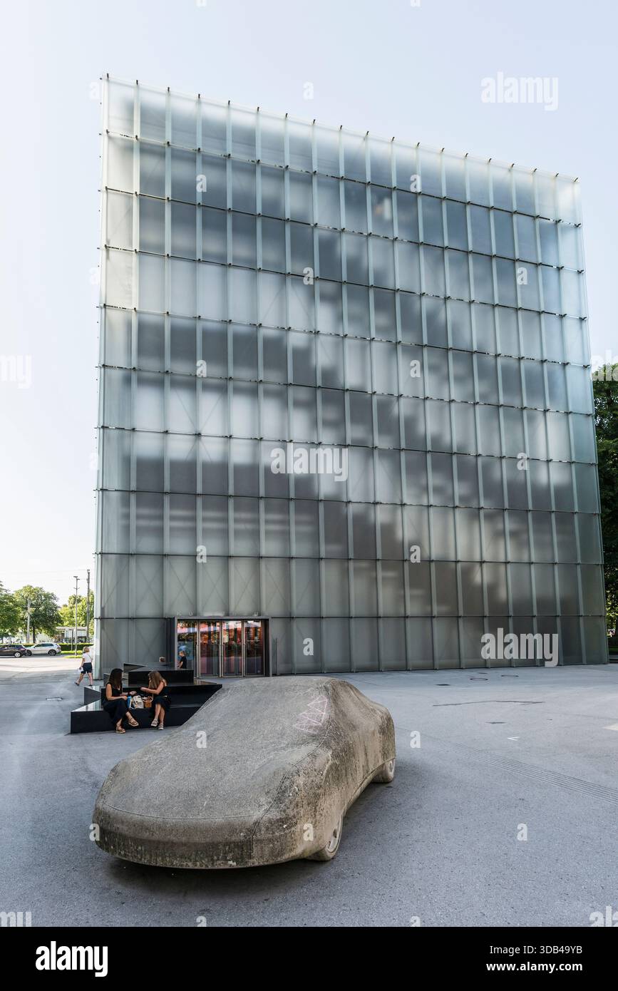 Musée Kunsthaus, KUB, architecte Peter Zumthor, Bregenz, Lac de Constance, Vorarlberg, Autriche Banque D'Images