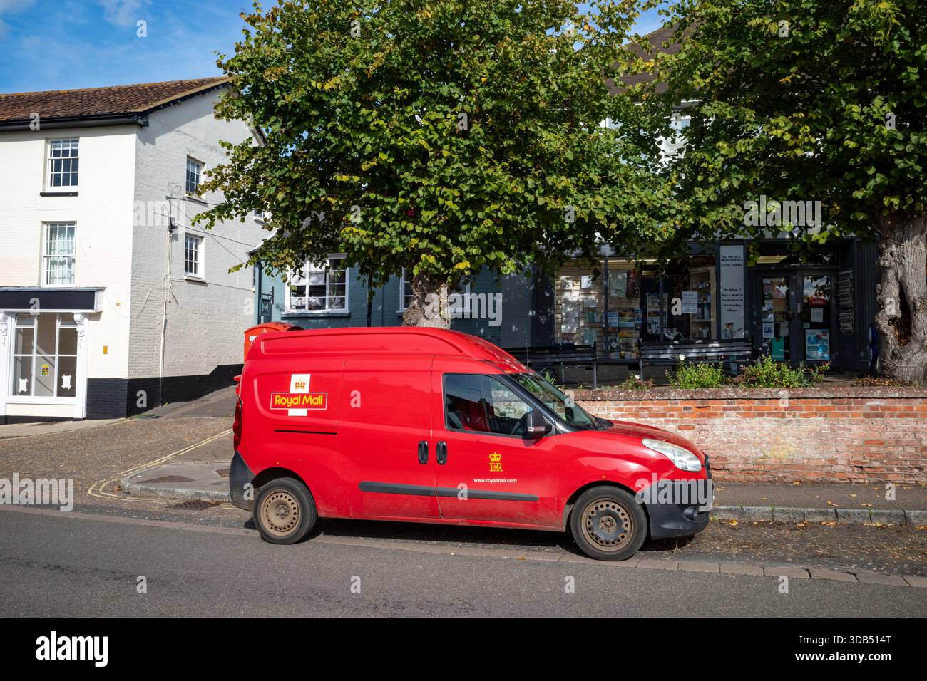 Royal mail Delivery van Framlingham Suffolk UK Banque D'Images