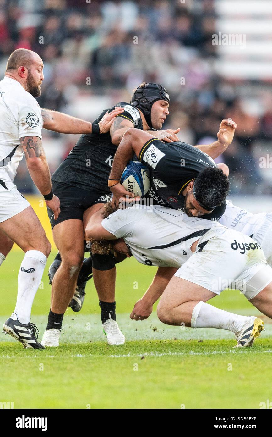 France. 14 décembre 2025. © PHOTOPQR/NICE MATIN/Florian ESCOFFIER ; 14/12/2025 ; TOULON - RUGBY CHAMPIONS CUP RCT - BATH Credit : MAXPPP/Alamy Live News Banque D'Images