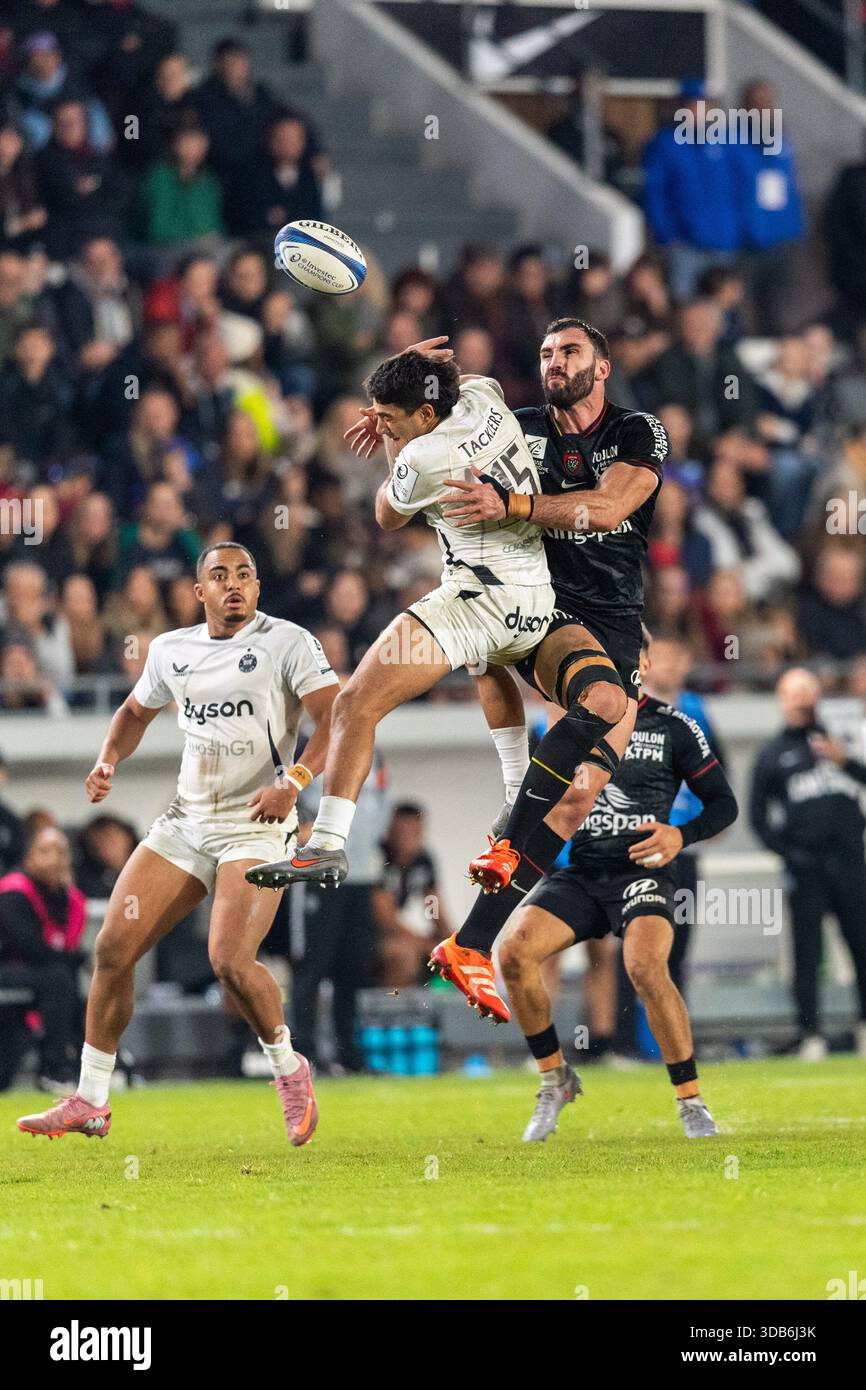 France. 14 décembre 2025. © PHOTOPQR/NICE MATIN/Florian ESCOFFIER ; 14/12/2025 ; TOULON - RUGBY CHAMPIONS CUP RCT - BATH Credit : MAXPPP/Alamy Live News Banque D'Images