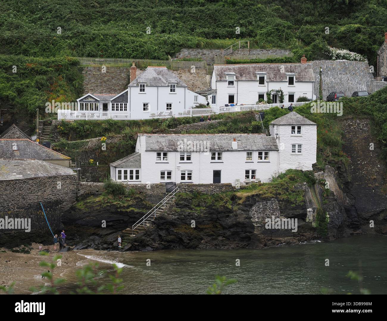 Port Isaac, ancien village de pêcheurs en Cornouailles Banque D'Images