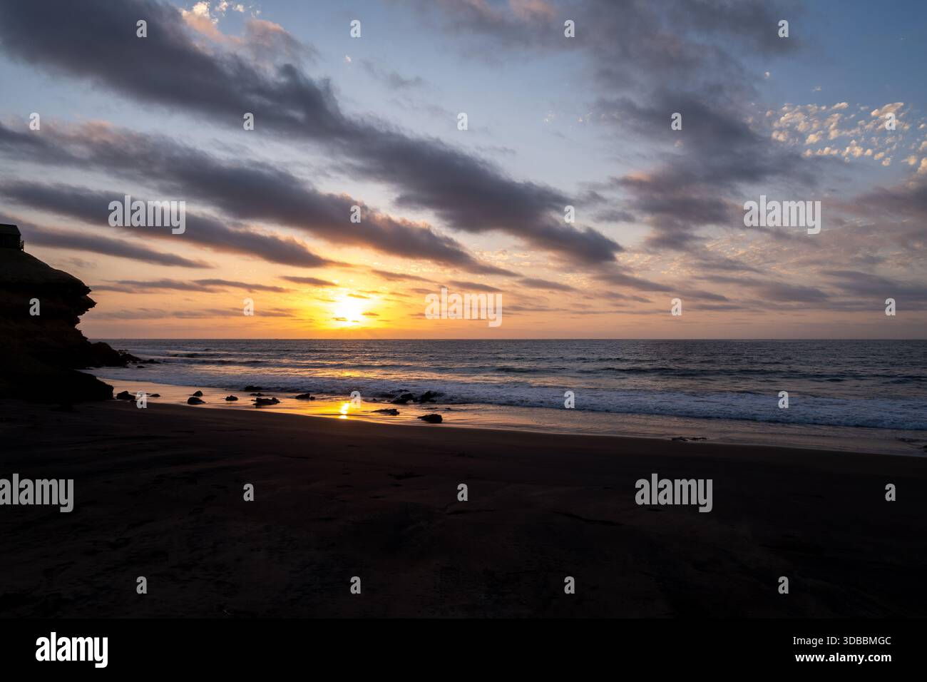 Baia dos Flamingos, sur de Angola Banque D'Images