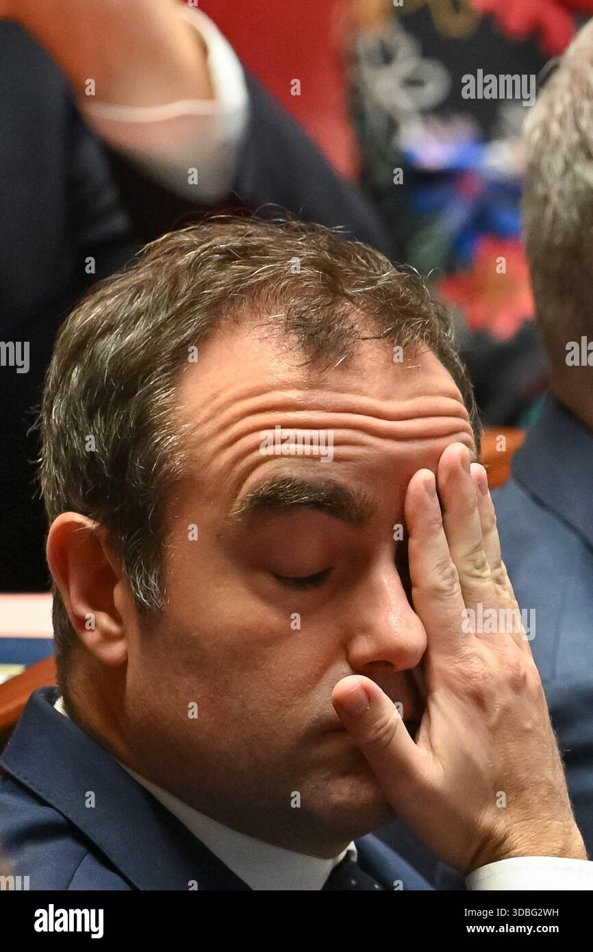 Paris, France. 16 décembre 2025. Le premier ministre Sébastien Lecornu lors de la session du QAG à l'Assemblée nationale le 16 décembre 2025 - 16/12/2025 - France/Ile-de-France (région)/Paris - Julien Mattia/le Pictorium crédit : LE PICTORIUM/Alamy Live News Banque D'Images