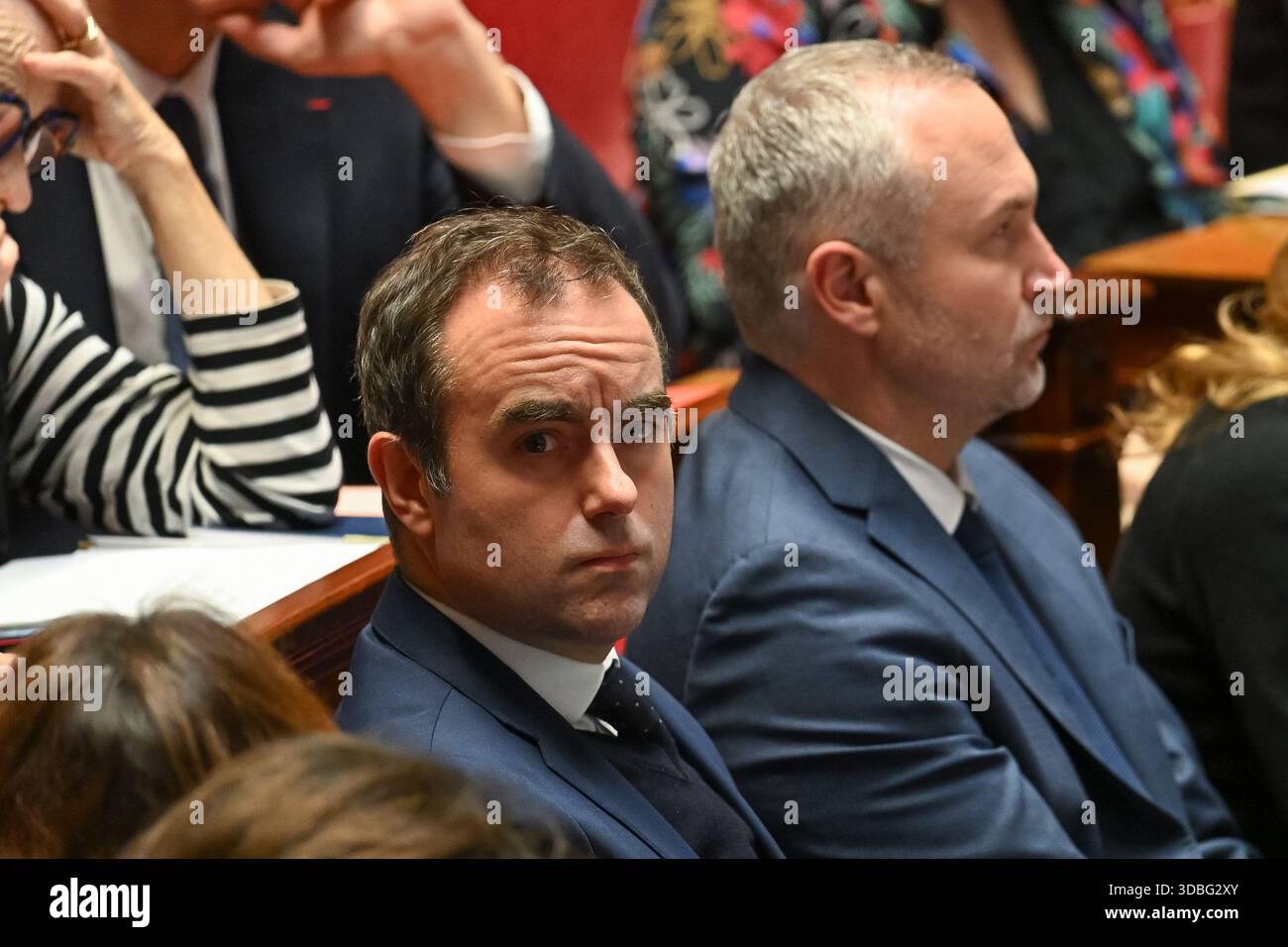 Paris, France. 16 décembre 2025. Le premier ministre Sébastien Lecornu lors de la session du QAG à l'Assemblée nationale le 16 décembre 2025 - 16/12/2025 - France/Ile-de-France (région)/Paris - Julien Mattia/le Pictorium crédit : LE PICTORIUM/Alamy Live News Banque D'Images