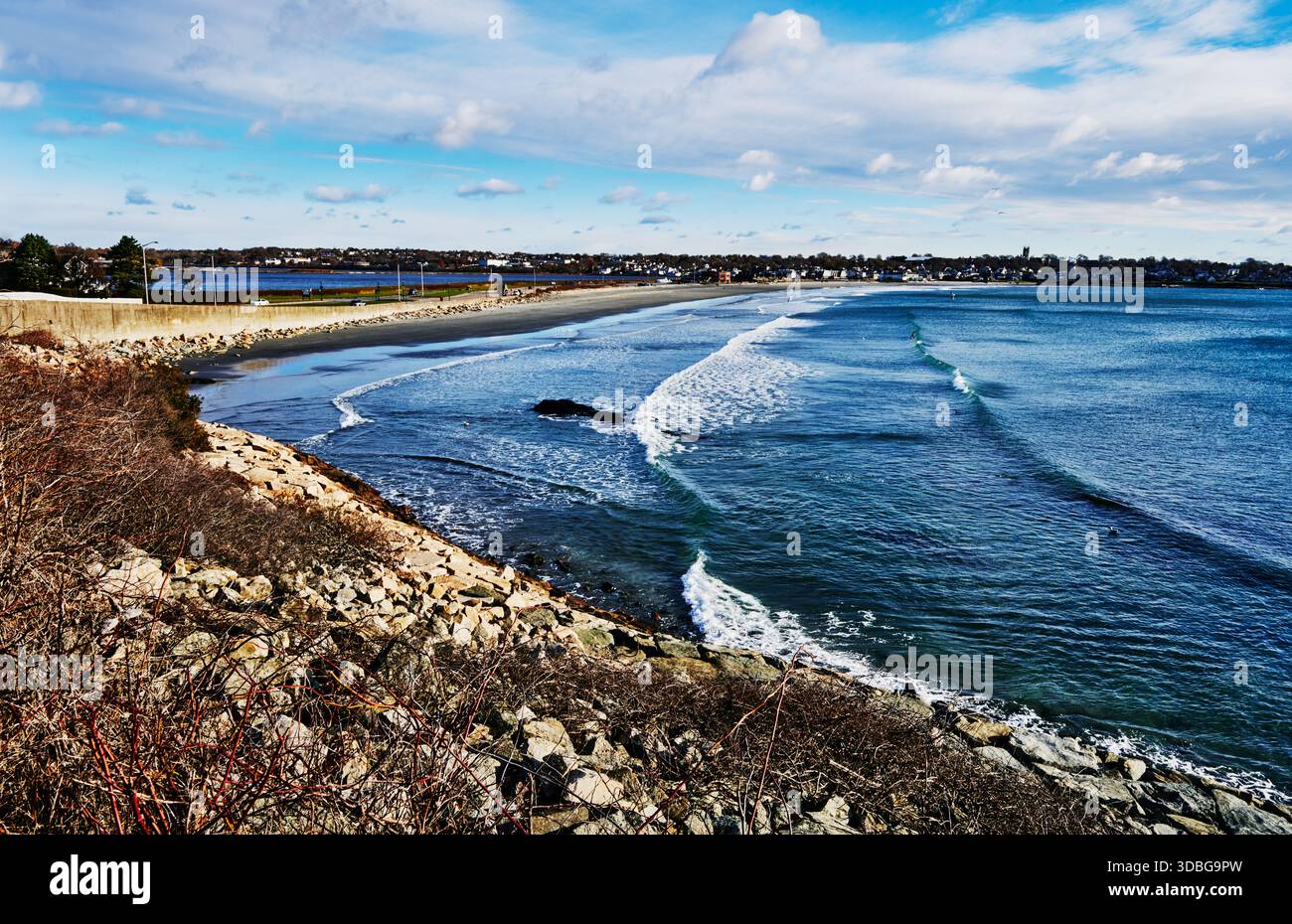 Eastons Beach, Newport, Rhode Island, Nouvelle-Angleterre Banque D'Images