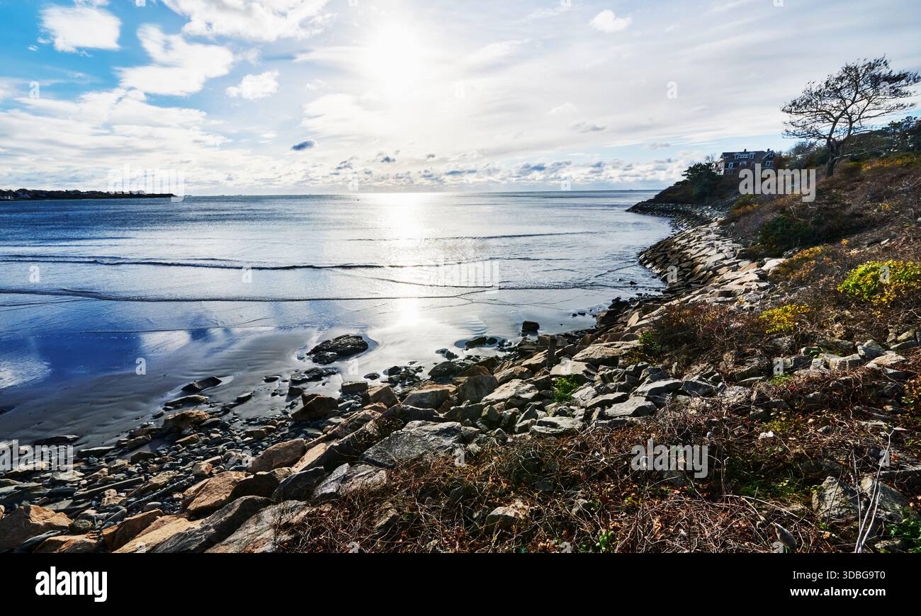 Eastons Beach, Newport, Rhode Island, Nouvelle-Angleterre Banque D'Images