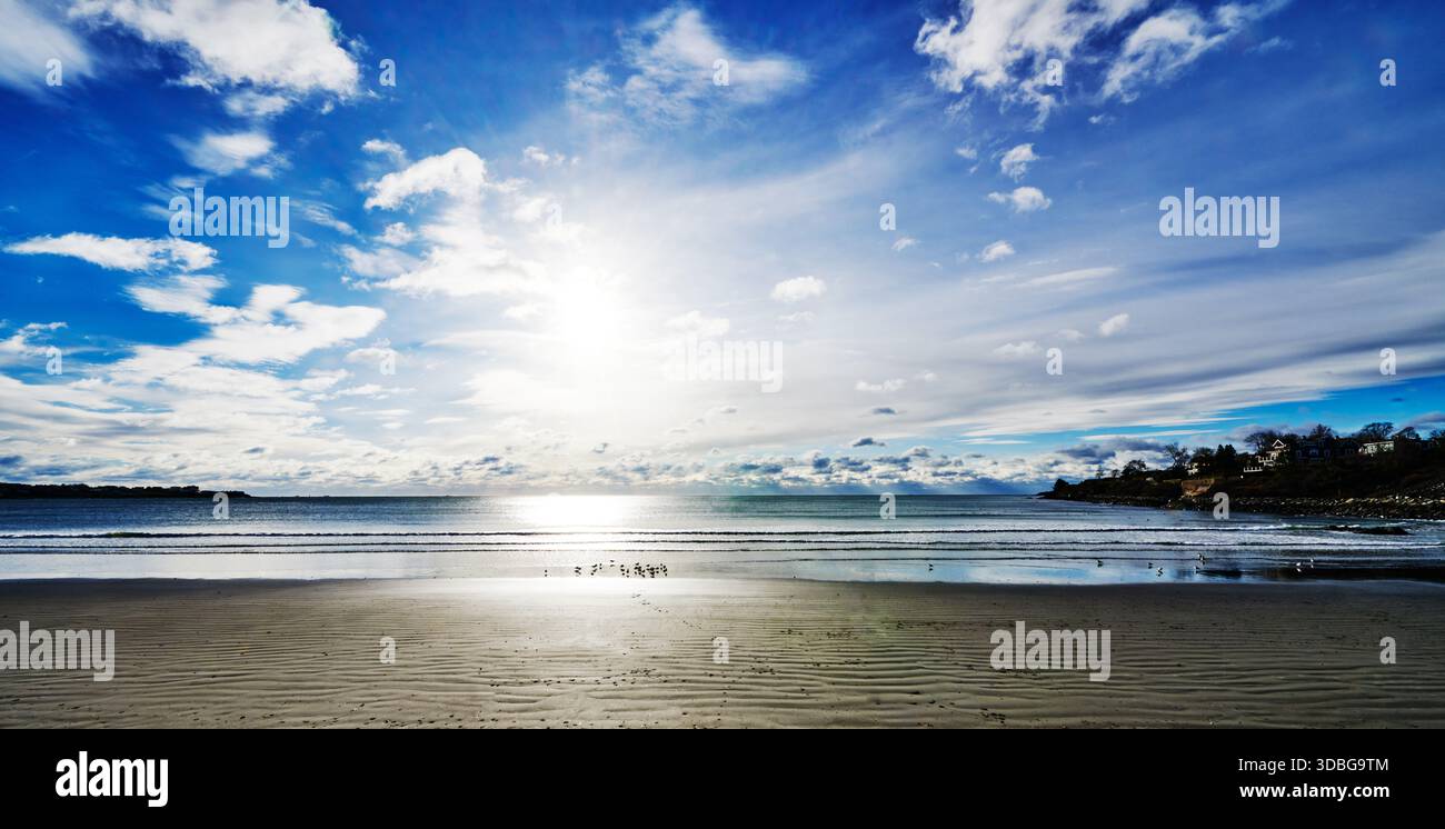 Eastons Beach, Newport, Rhode Island, Nouvelle-Angleterre Banque D'Images
