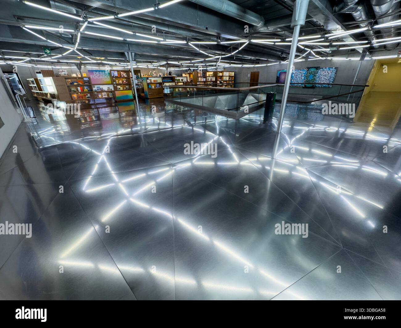 Billetterie de CaixaForum Madrid est un centre culturel et un lieu artistique à Madrid, en Espagne Banque D'Images