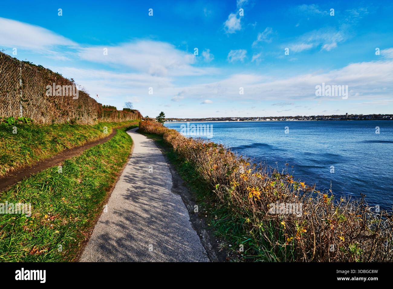 Newport Cliff Walk, Newport, Rhode Island, Nouvelle-Angleterre Banque D'Images
