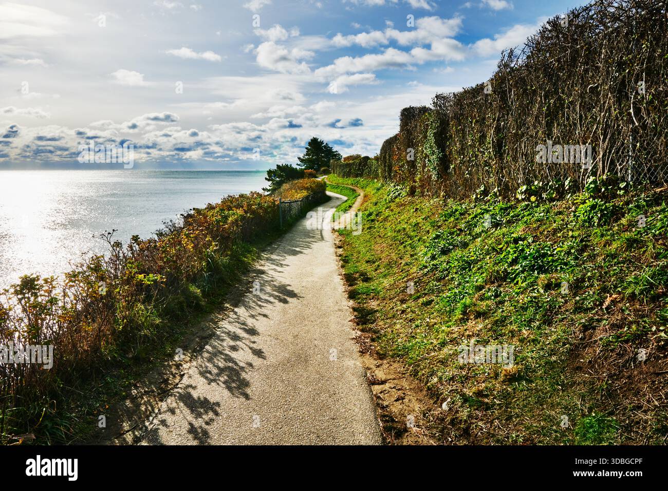 Newport Cliff Walk, Newport, Rhode Island, Nouvelle-Angleterre Banque D'Images