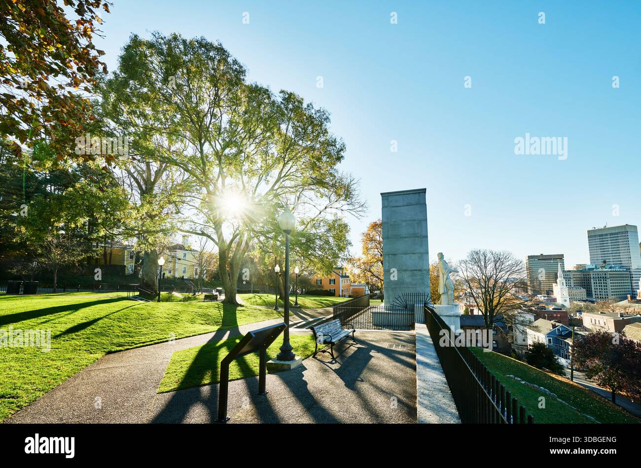 Prospect Terrace Park, Providence, Rhode Island, Nouvelle-Angleterre, États-Unis Banque D'Images