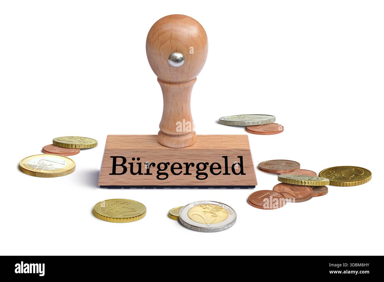 Revenu du citoyen Banque D'Images