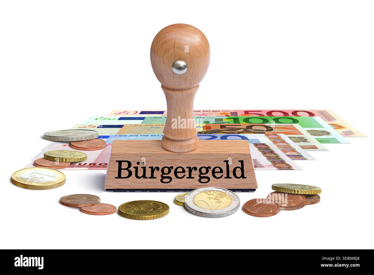 Revenu du citoyen Banque D'Images