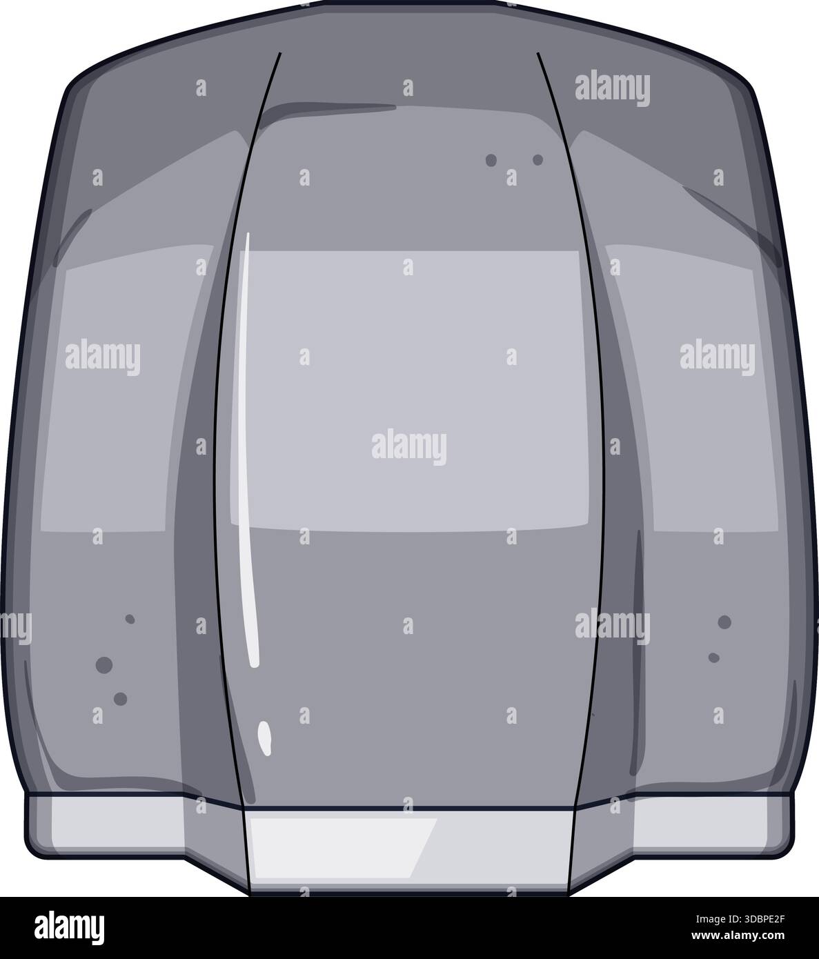 Sèche-mains assurant l'hygiène et la propreté des toilettes publiques Illustration de Vecteur