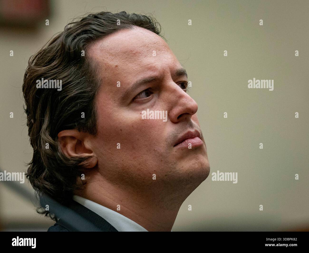 Washington, District de Columbia, États-Unis. 16 décembre 2025. ANDREW SYPHER, vice-président exécutif des opérations sur le terrain pour Turning point USA, témoigne devant le sous-comité de la Chambre sur la Constitution et le gouvernement limité. (Crédit image : © Sue Dorfman/ZUMA Press Wire) USAGE ÉDITORIAL SEULEMENT ! Non destiné à UN USAGE commercial ! Banque D'Images