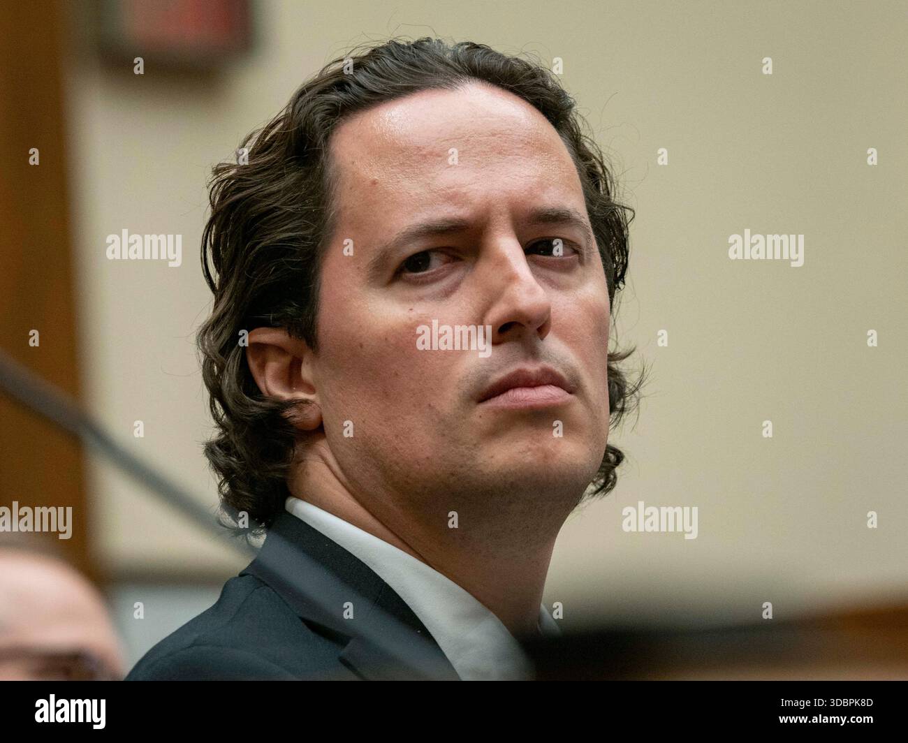 Washington, District de Columbia, États-Unis. 16 décembre 2025. ANDREW SYPHER, vice-président exécutif des opérations sur le terrain pour Turning point USA, témoigne devant le sous-comité de la Chambre sur la Constitution et le gouvernement limité. (Crédit image : © Sue Dorfman/ZUMA Press Wire) USAGE ÉDITORIAL SEULEMENT ! Non destiné à UN USAGE commercial ! Banque D'Images