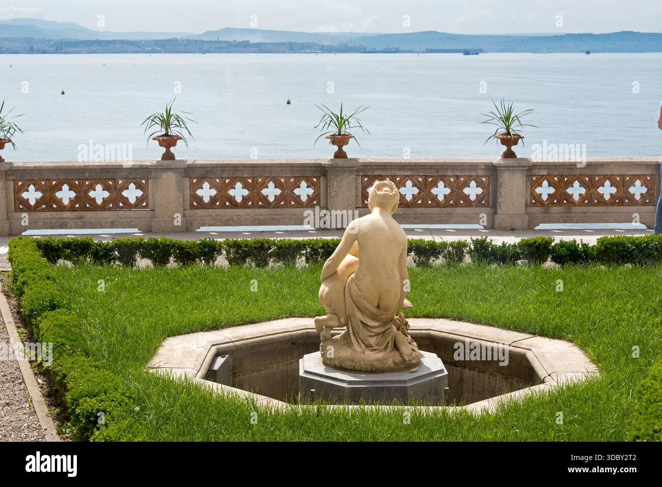 Château de Miramar, Trieste, Italie Banque D'Images
