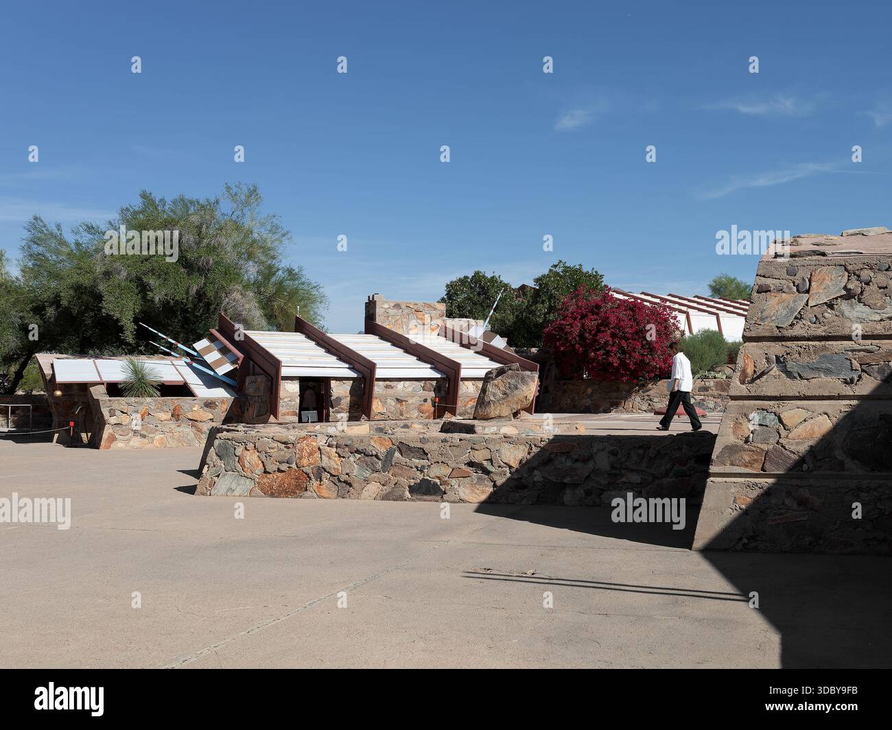 Taliesin West, emplacement : Scottsdale AZ, architecte : Frank Lloyd Wright Banque D'Images
