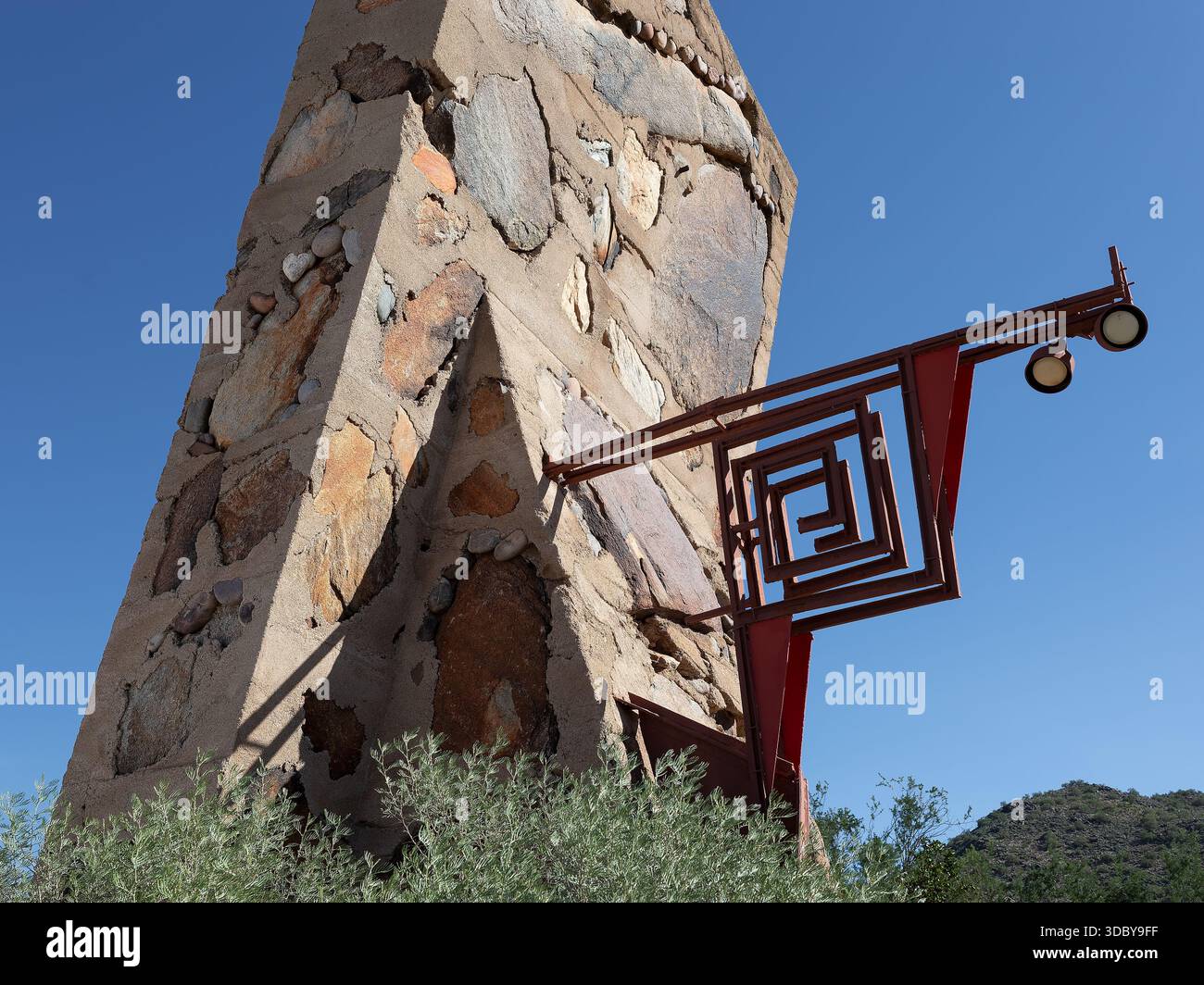 Taliesin West, emplacement : Scottsdale AZ, architecte : Frank Lloyd Wright Banque D'Images