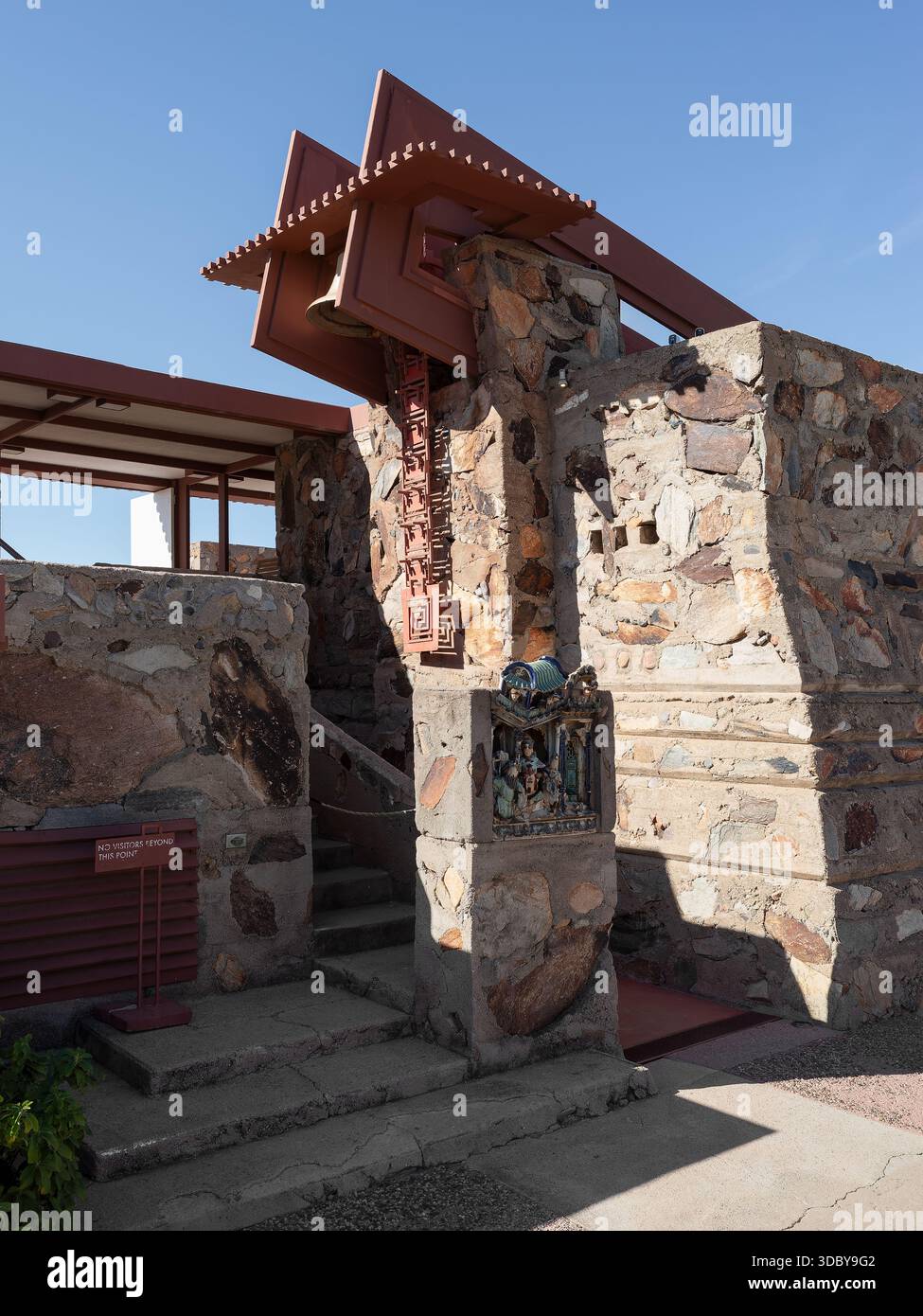 Taliesin West, emplacement : Scottsdale AZ, architecte : Frank Lloyd Wright Banque D'Images