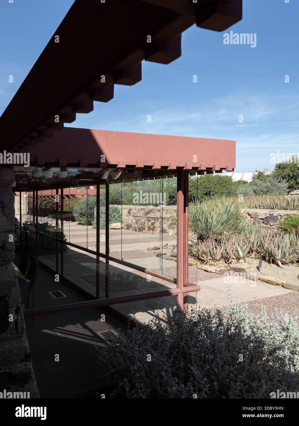 Taliesin West, emplacement : Scottsdale AZ, architecte : Frank Lloyd Wright Banque D'Images
