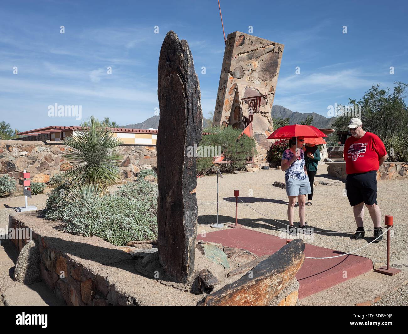 Taliesin West, emplacement : Scottsdale AZ, architecte : Frank Lloyd Wright Banque D'Images