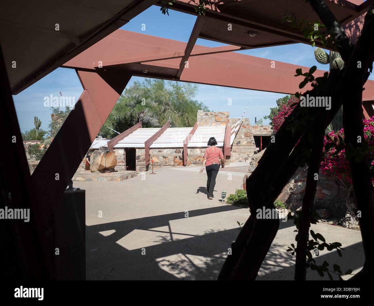 Taliesin West, emplacement : Scottsdale AZ, architecte : Frank Lloyd Wright Banque D'Images
