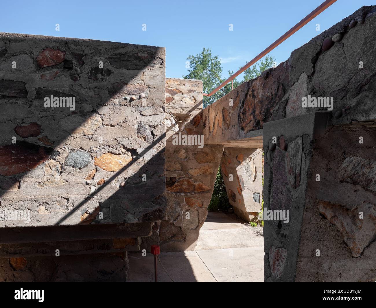 Taliesin West, emplacement : Scottsdale AZ, architecte : Frank Lloyd Wright Banque D'Images